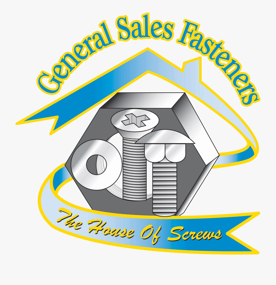 General Sales Fasteners, Transparent Clipart