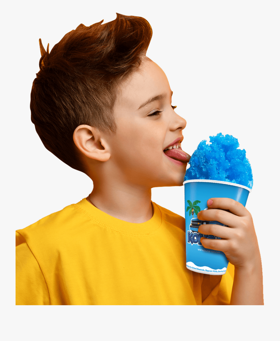 Ice Cream Eating Png, Transparent Clipart