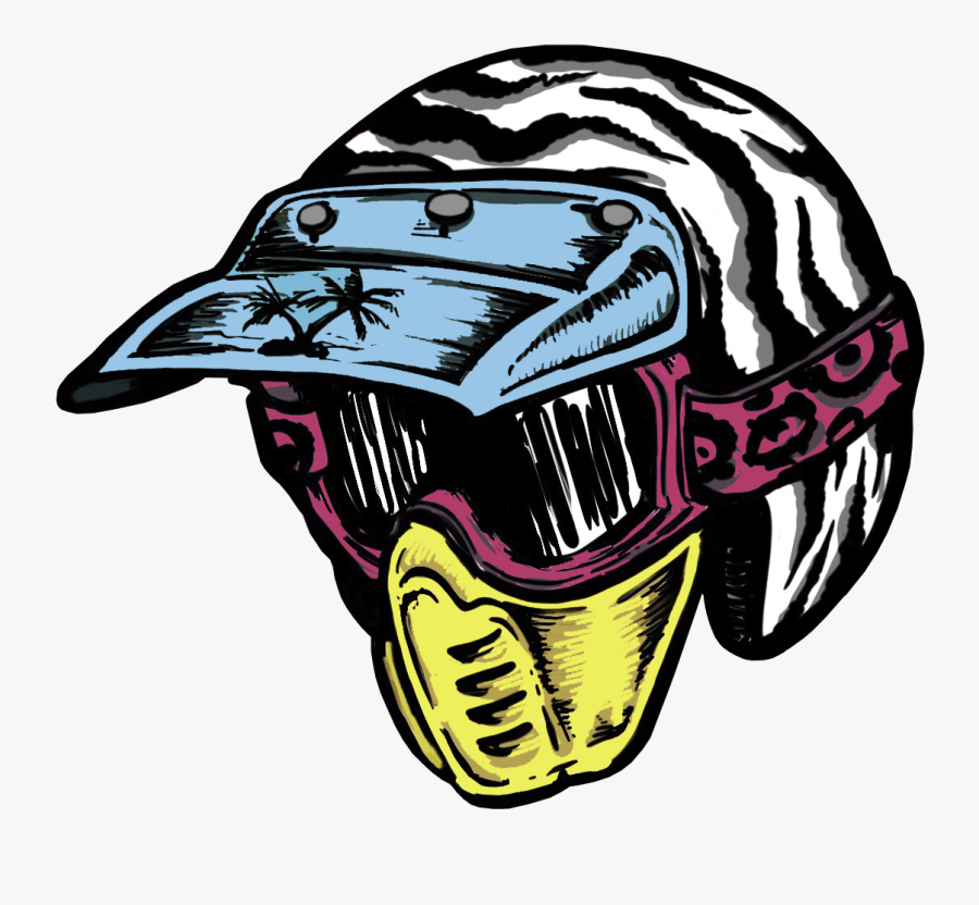 Fox Helmet Cartoon, Transparent Clipart