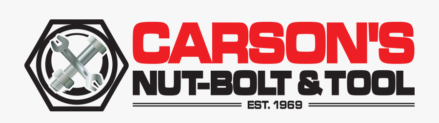 Transparent Nuts And Bolts Png - Carson's Nut And Bolt, Transparent Clipart