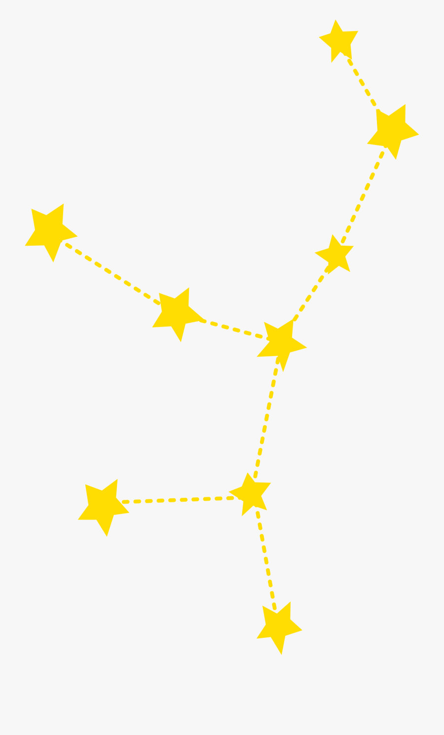 Constellation Of Virgo - Virgo Constellation Png, Transparent Clipart