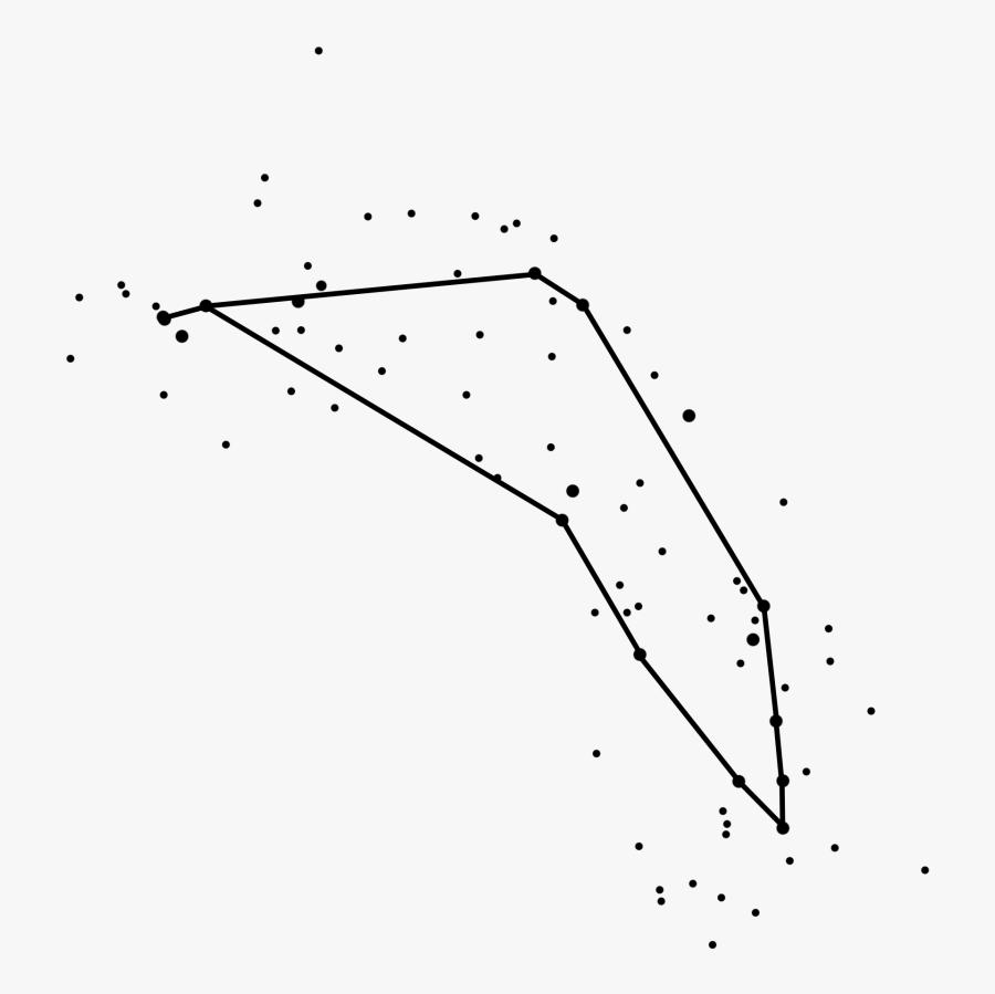 Clip Art Elephant Constellation - Illustration, Transparent Clipart