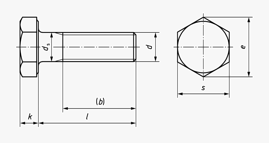 En Basic Dimensions For Nut Face And Bolt Face Washers - M12 Bolt Dimensions, Transparent Clipart