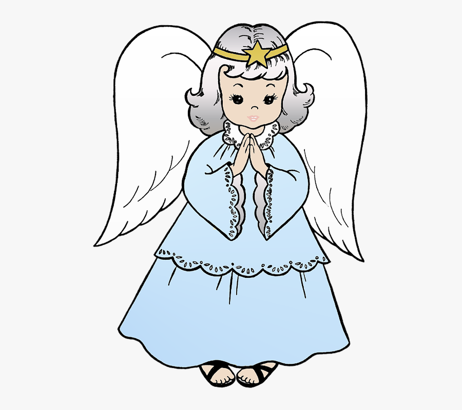 Transparent Free Christmas Angel Clipart - Bible Coloring Pages Angel, Transparent Clipart