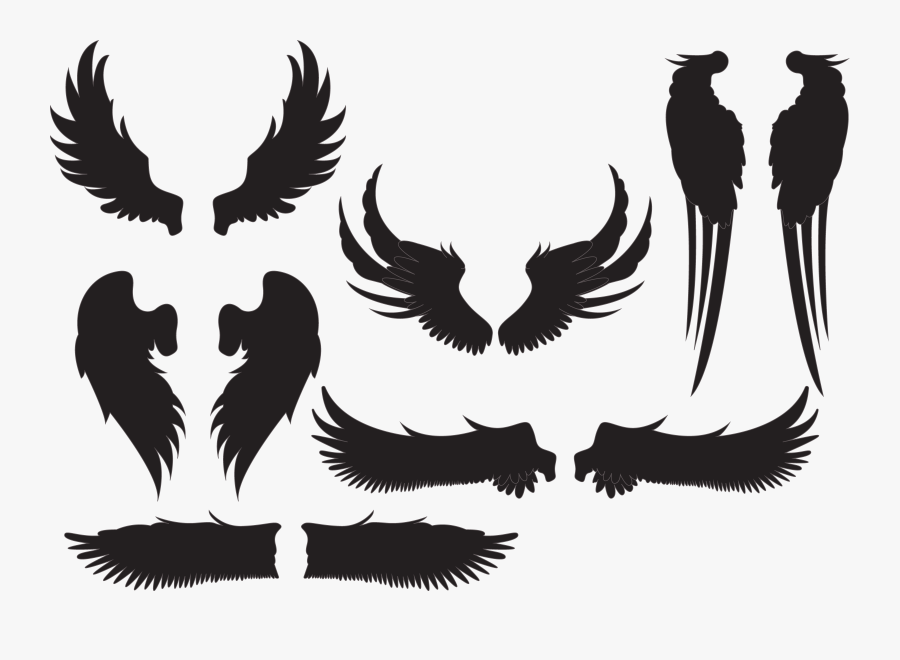 Silhouette At Getdrawings Com Free For Personal - Alas De Angel Silueta, Transparent Clipart