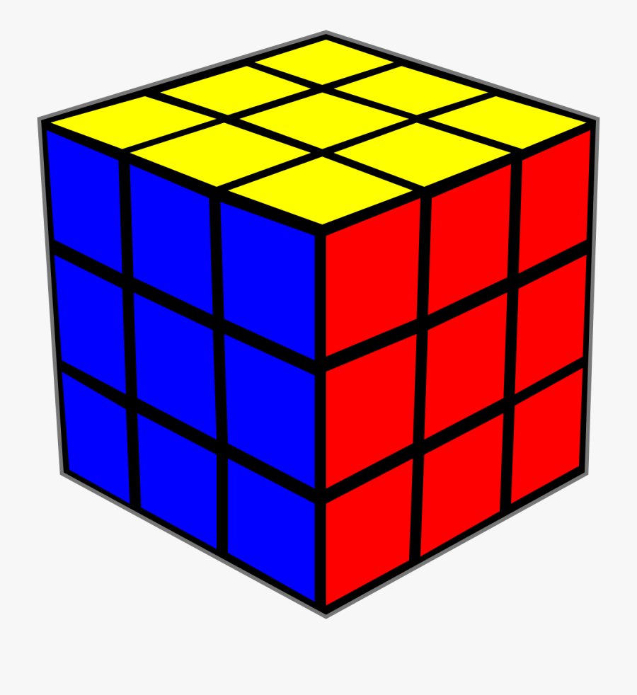 Rubiks-cube - Rubik's Cube Transparent Background, Transparent Clipart