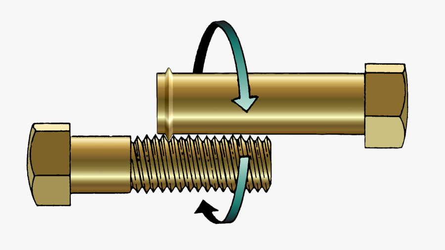 A Special Bolt With Just A Flange On The End Interlocked, Transparent Clipart