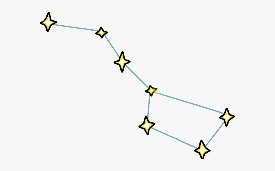 Constellation Cliparts - Big Dipper Constellation Clipart, Transparent Clipart