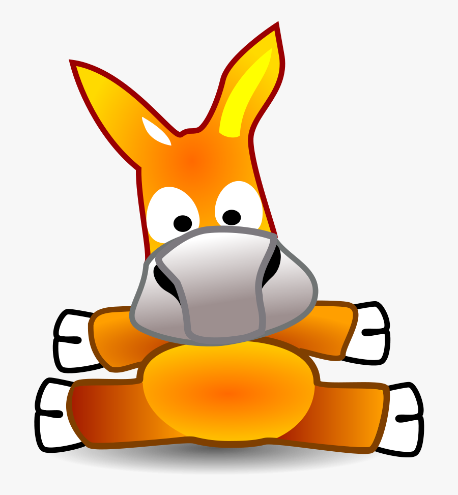 Donkey Logo, Transparent Clipart