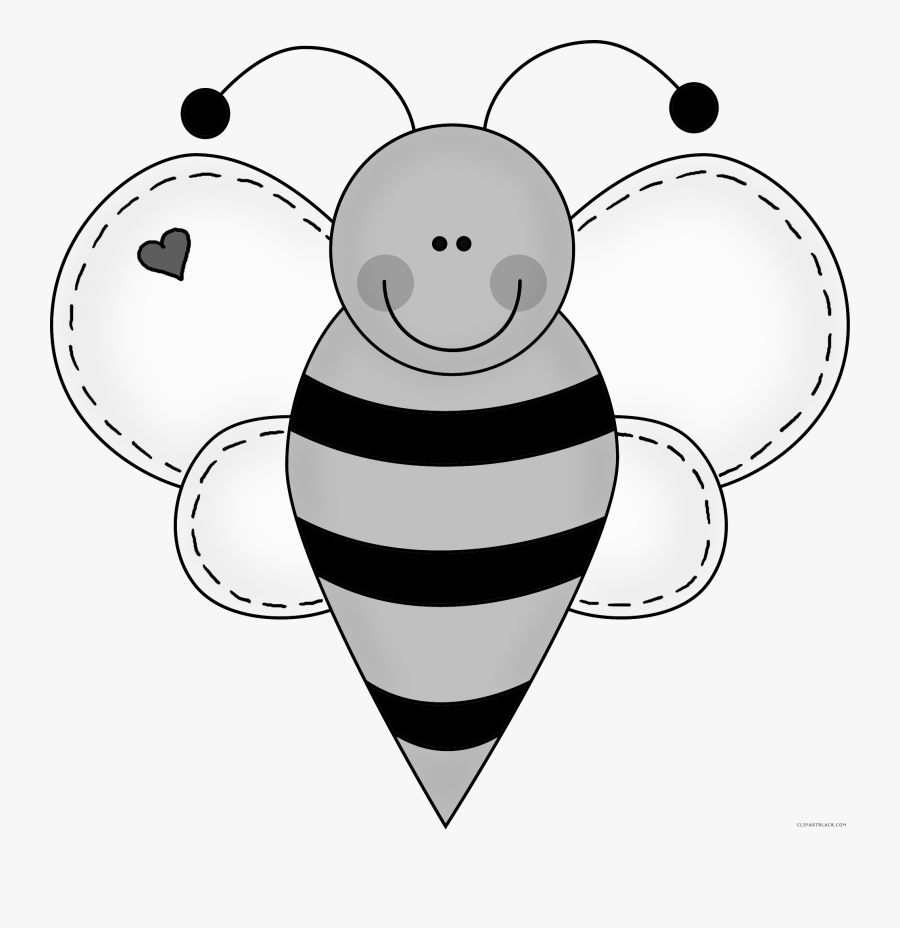 Cute Bee Clipart - Clip Art, Transparent Clipart