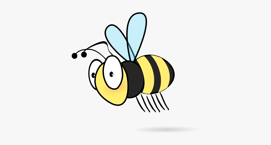 Butterfly,bee,honey Bee - Cartoon Bee Transparent Background, Transparent Clipart
