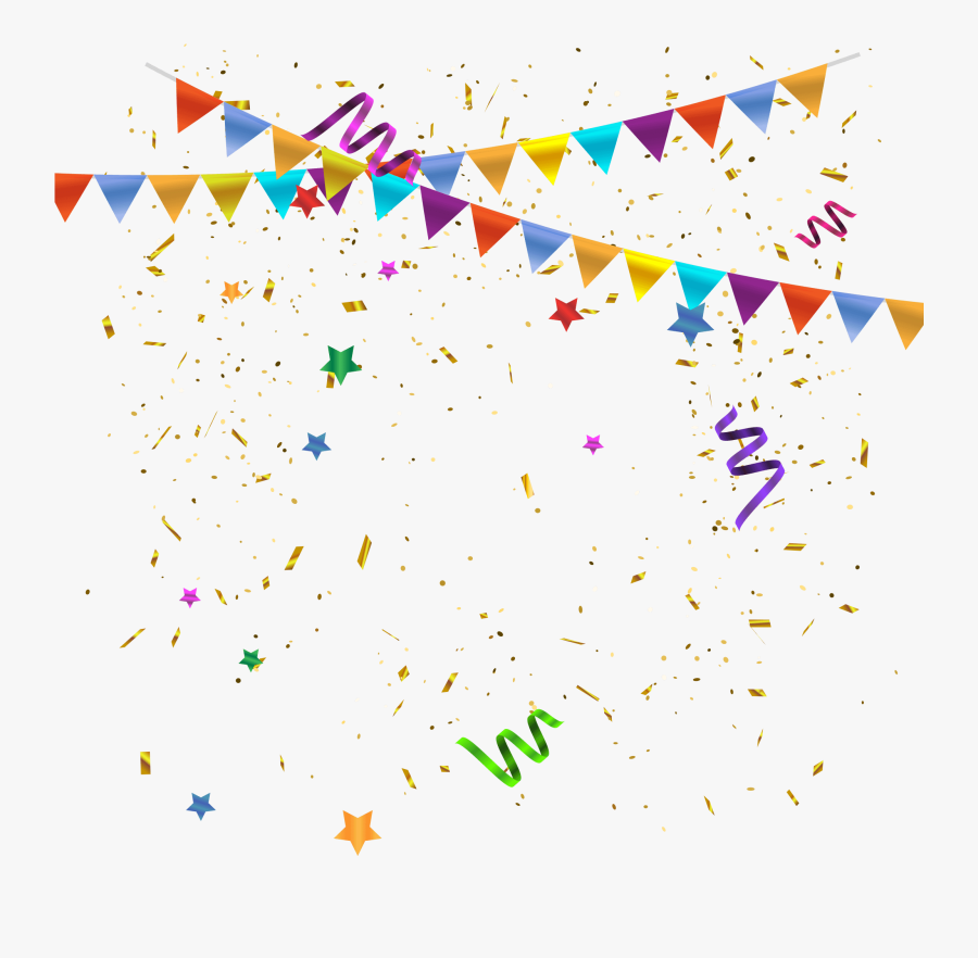 Celebrate Clipart Confetti - Transparent Background Celebration Png, Transparent Clipart