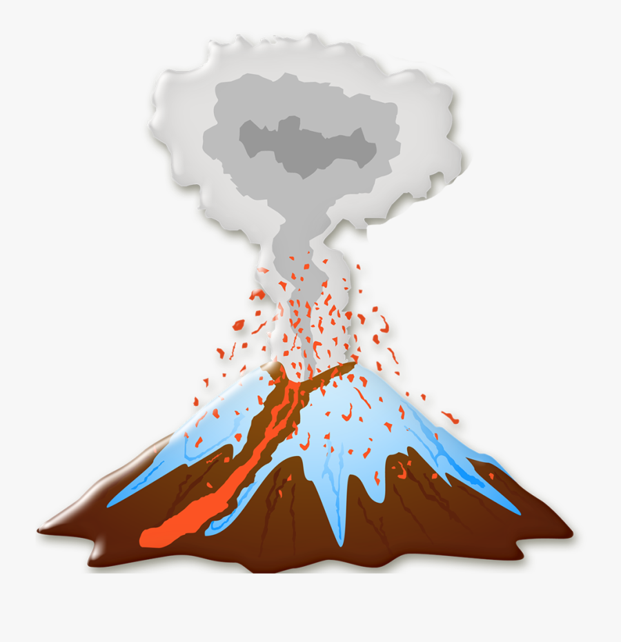 Pré-história E Místicos Etc - Volcano Erupting Icon, Transparent Clipart