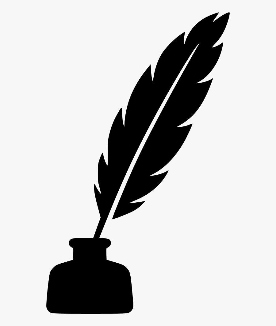 Ink Pen Png Icon - Ink With Feather Png, Transparent Clipart