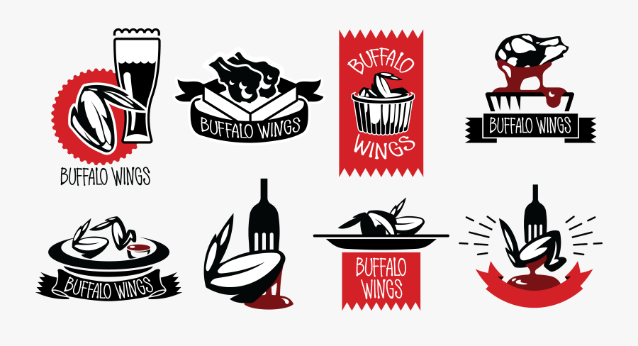 Picture Free Buffalo Wing Logo Hot - Grilled Bbq Logo, Transparent Clipart