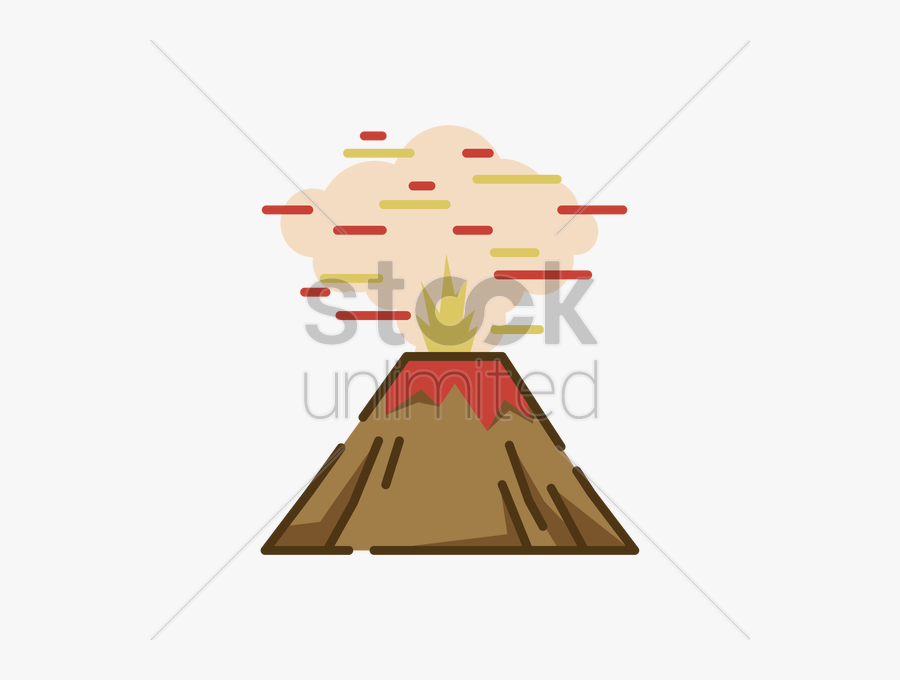 Volcanic Eruption Vector Image - Cross, Transparent Clipart