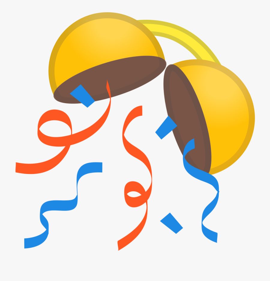 Confetti Ball Icon - Confetti Party Emoji, Transparent Clipart