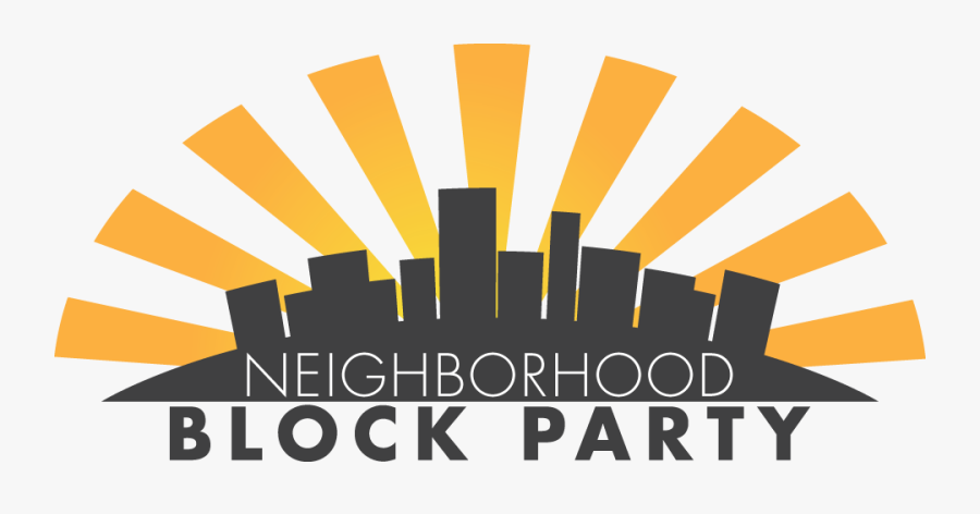 Neighborhood Block Party Clip Art, Transparent Clipart