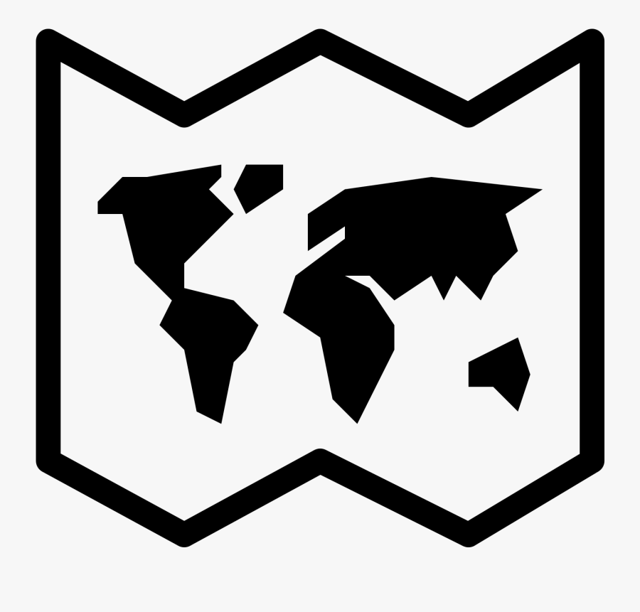 Google Maps Pin Png - World Map Png Icon, Transparent Clipart