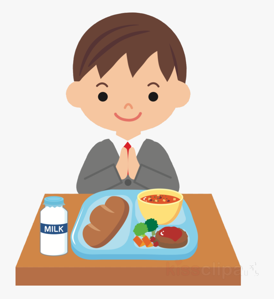 Eating Dinner Child Transparent Image Clipart Free - Boy Eating Dinner