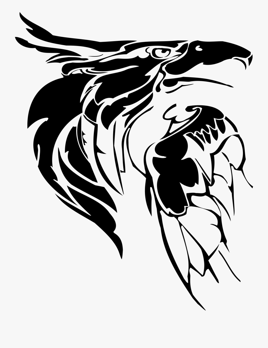 Line Drawing At Getdrawings - Cabeza De Aguila Dibujo Png, Transparent Clipart