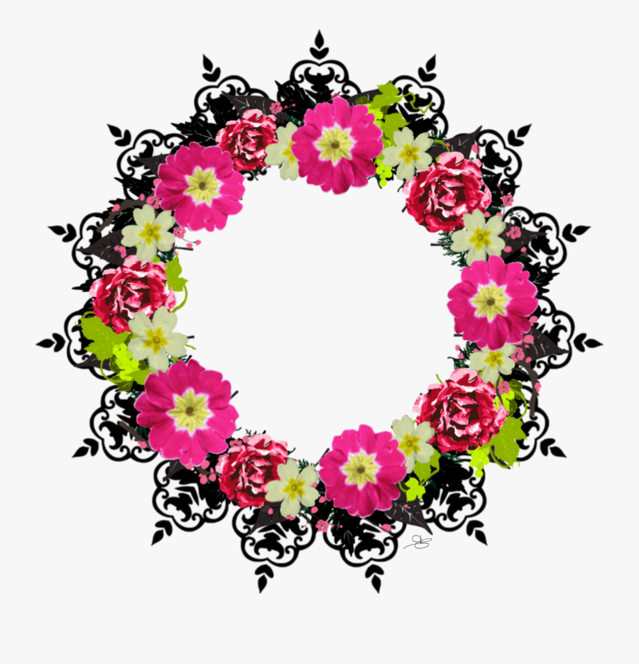 Grapes Clipart Wreath - Pink Flower Clip Art , Free Transparent Clipart ...