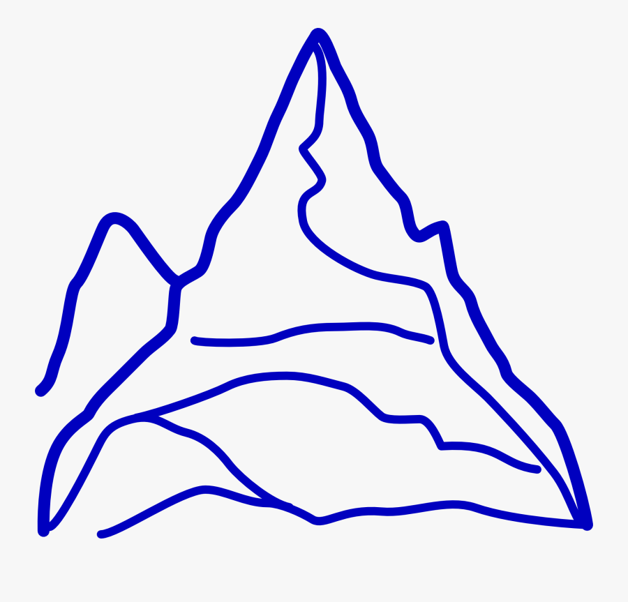 Mt Everest Drawing Easy, Transparent Clipart