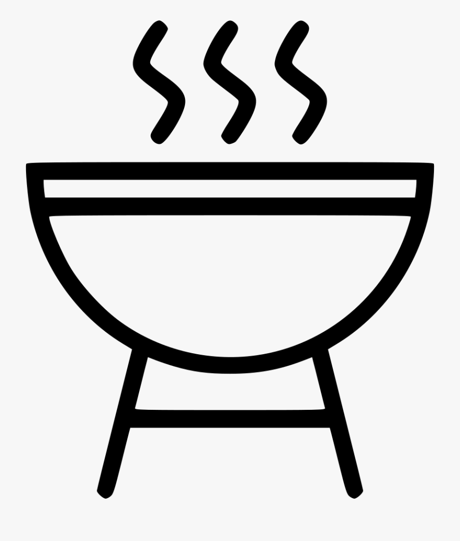 Clip Art Black And White Library Food Grill Png Icon - Grill Outline Png, Transparent Clipart