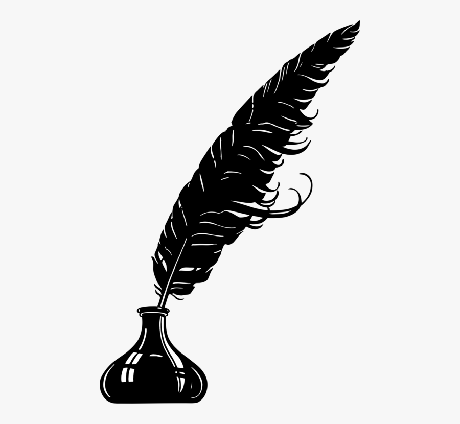 Vintage Feather Quill - Quill Pen, Transparent Clipart