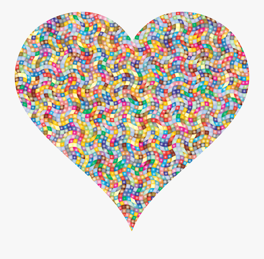 Heart Confetti Clipart - Heart With Sprinkles, Transparent Clipart