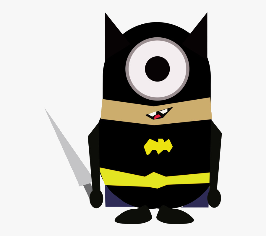Minion Batman Clipart Image Transparent Png - Миньоны На Белом Фоне, Transparent Clipart