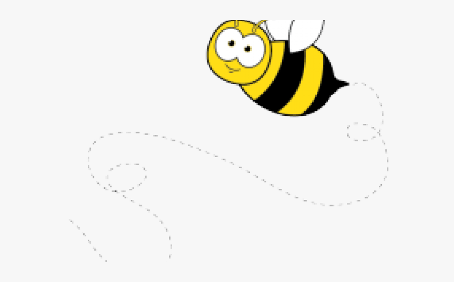 Transparent Bee Clipart Png - Bee Flying Clip Art, Transparent Clipart