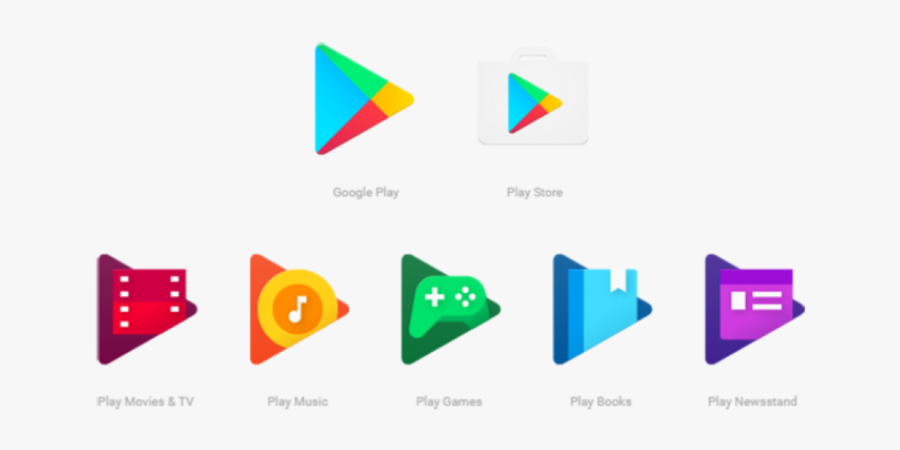 Logo Play Google Android Free Clipart Hd - Google Play Old Logo, Transparent Clipart