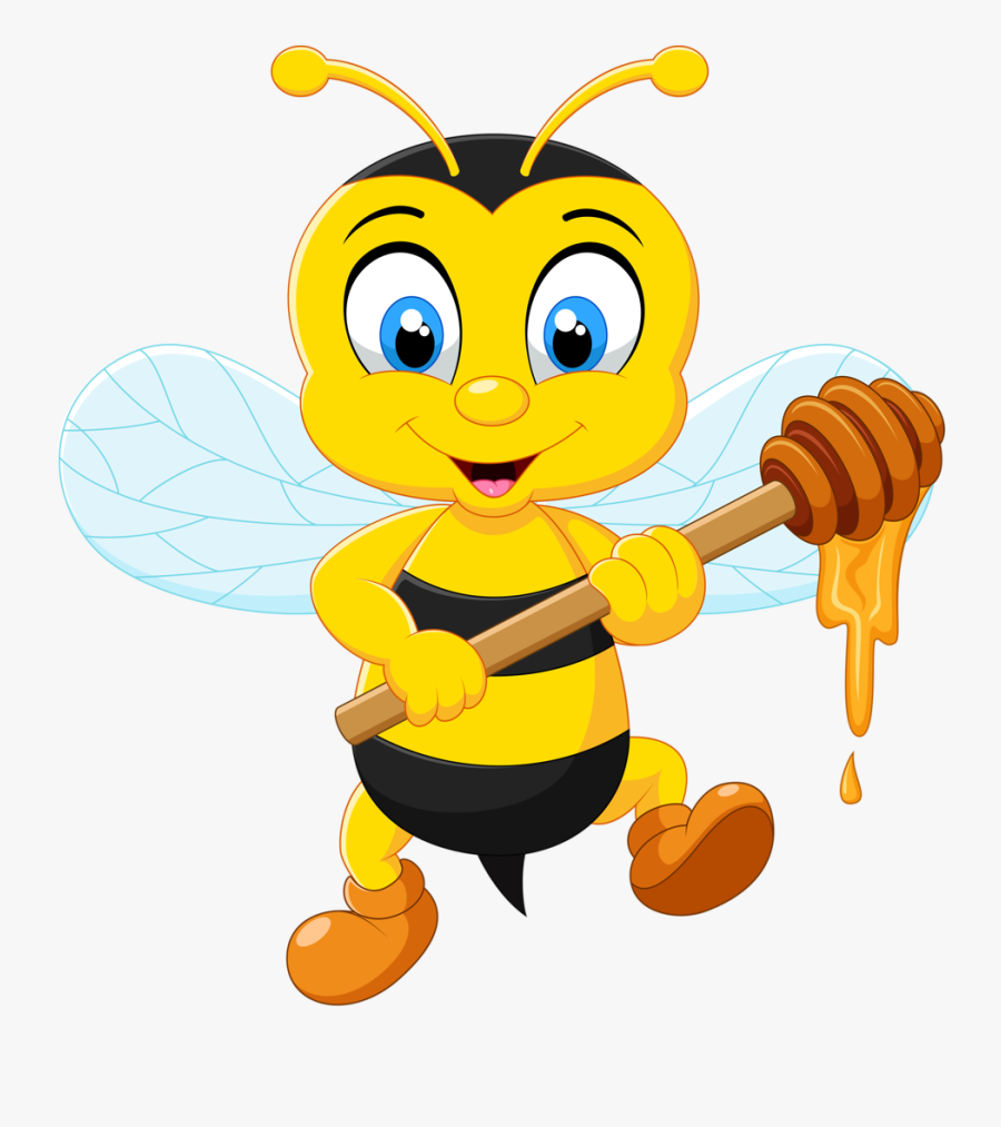 Včely, Abeja, Abelha, Png - Honey Bee Cartoon, Transparent Clipart