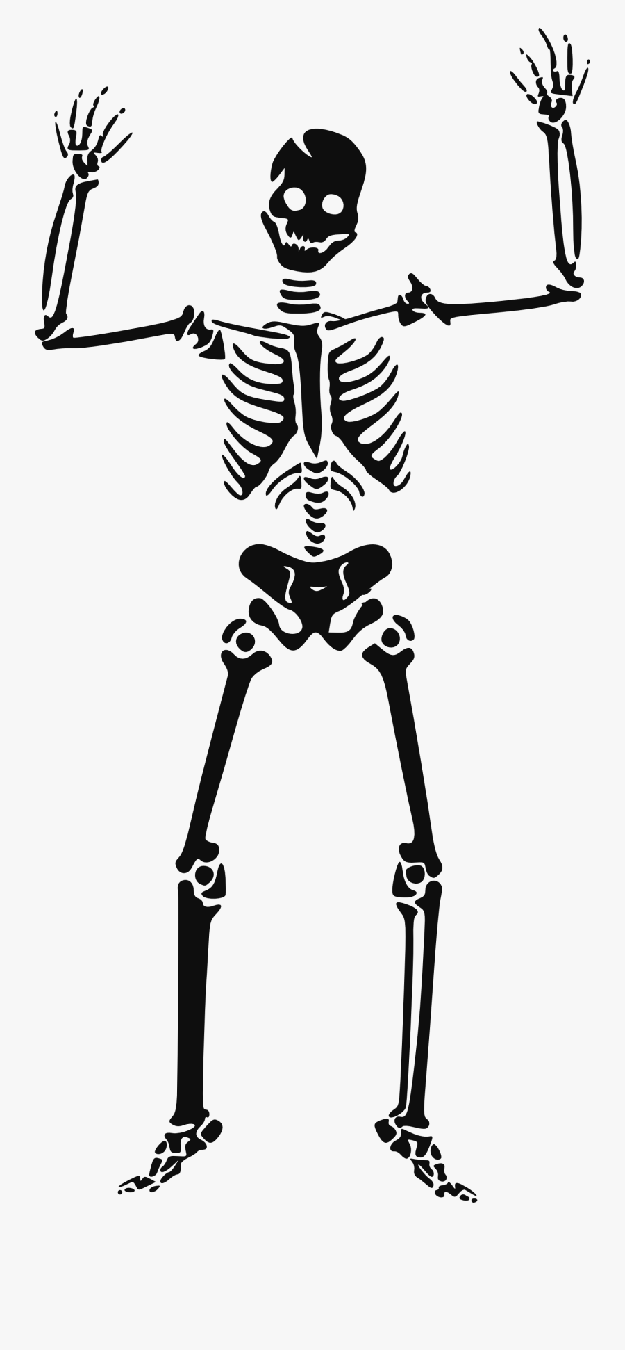 Google Clipart Public Domain - Halloween Clipart Skeleton, Transparent Clipart