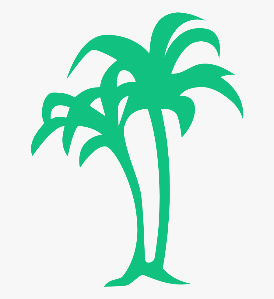 Graphics Single Palm Tree - First Travel, Transparent Clipart