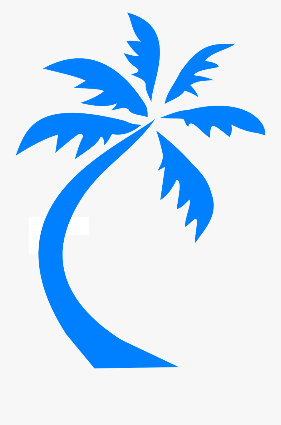 Travel Clipart Tree - Silhouette Coconut Tree Png, Transparent Clipart