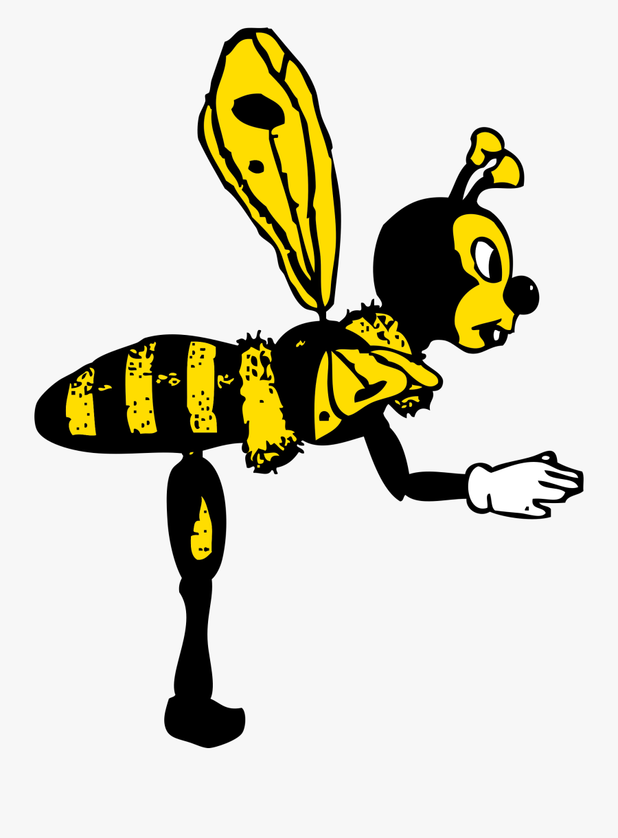 Transparent Cartoon Bee Png - Bee Clip Art, Transparent Clipart