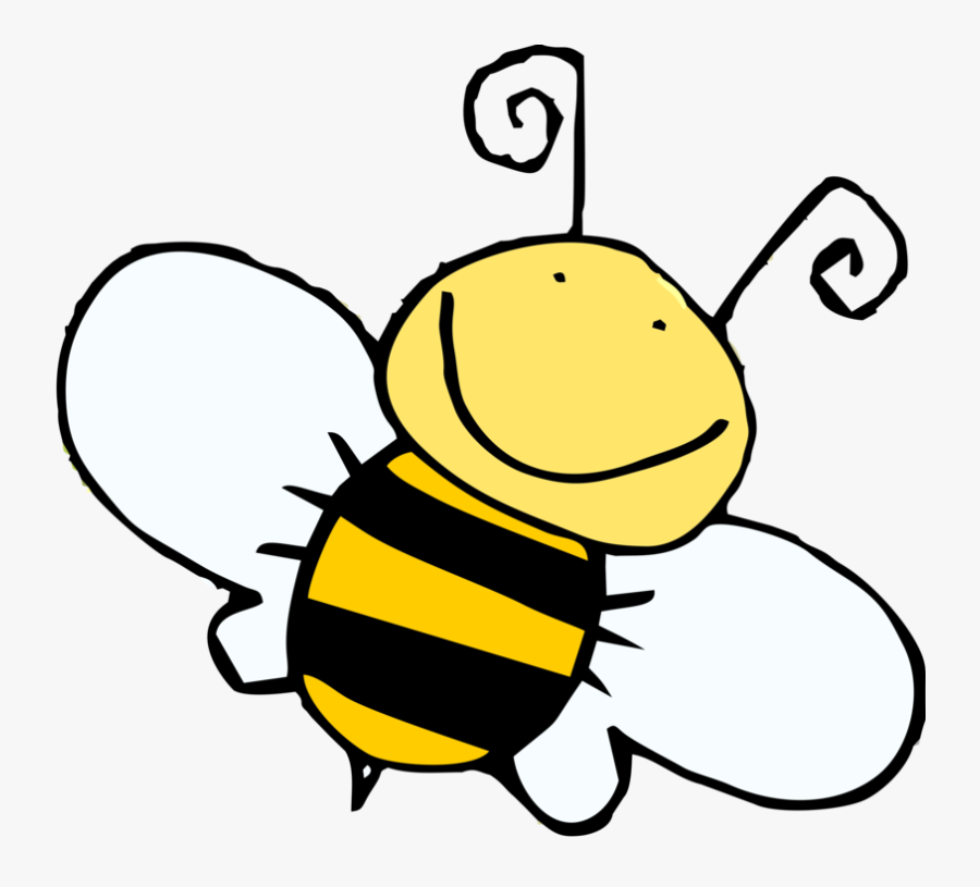 Drawn Bee Honey Clipart - Bee Clipart Free, Transparent Clipart