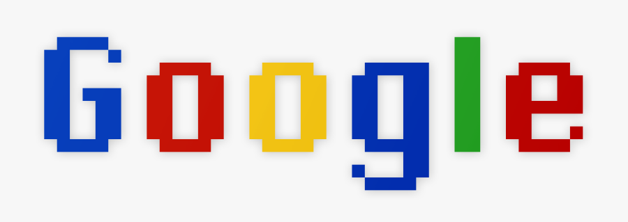 Pixel Google Logo, Transparent Clipart