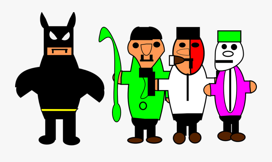 Batman, Transparent Clipart