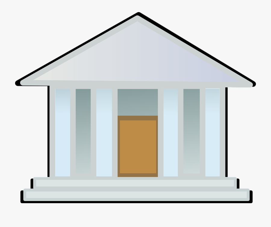 Clipart Building Clipart - Bank Clipart, Transparent Clipart