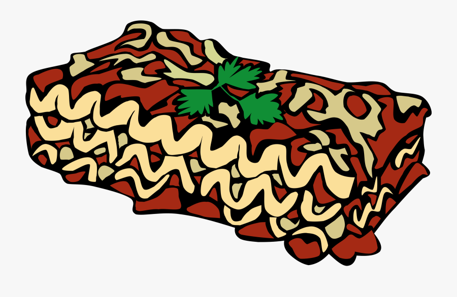 Fast Food, Lunch-dinner, Lasagna - Lasagna Clip Art, Transparent Clipart