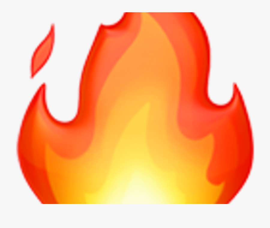 Transparent Emoji Fire Png - Iphone Emoji Red, Transparent Clipart