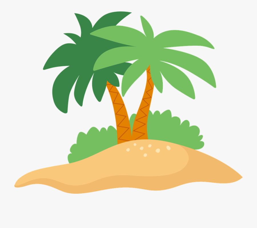 Transparent Moana Clipart - Palmera En Isla Png, Transparent Clipart