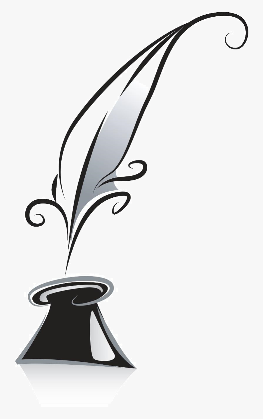 Banner Freeuse Poetry Clipart Feather - Transparent Poetry Png, Transparent Clipart