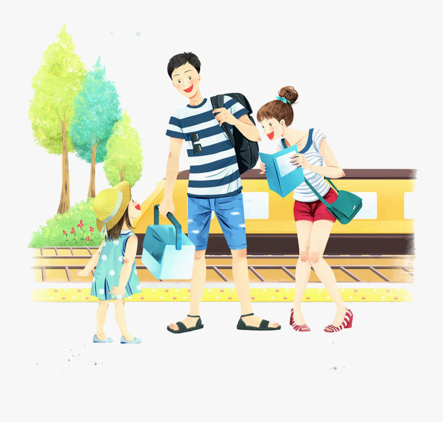 Clipart Free Library Tourism Travel Clip Art Transprent - Travel Family Clipart Png, Transparent Clipart