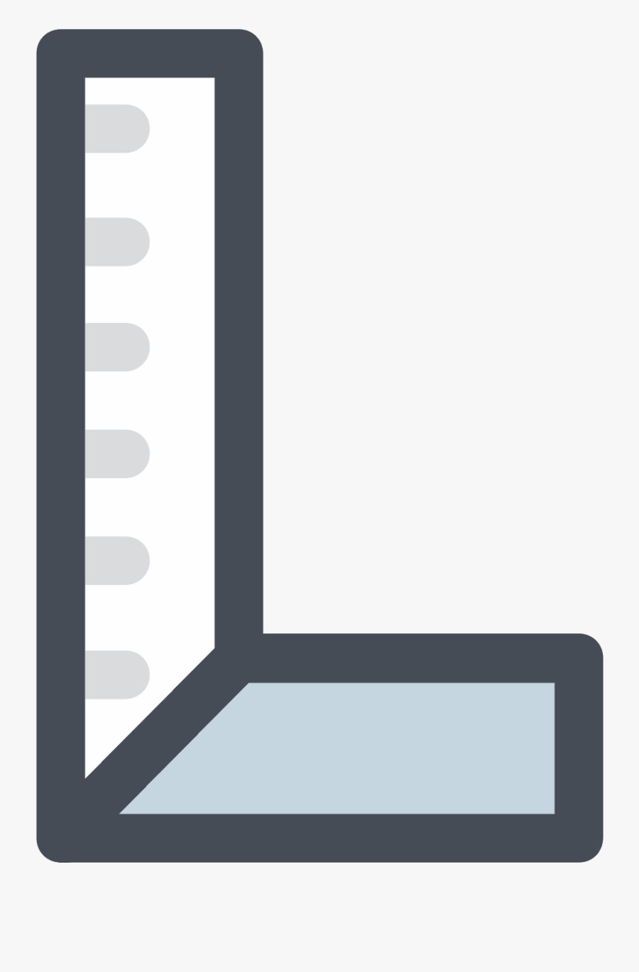 Construction Carpenter Ruler Icon, Transparent Clipart