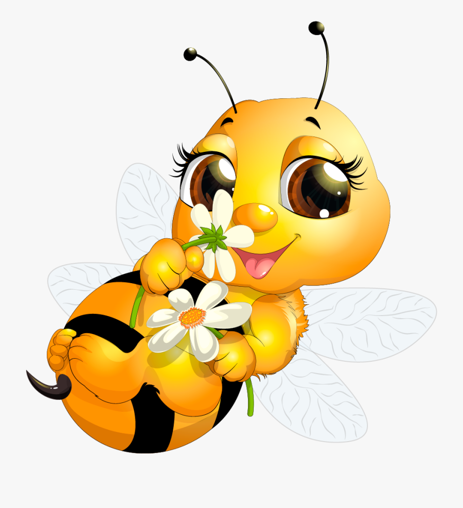 Png Royalty Free Download Clip Art Cute Transprent - Beautiful Bee , Free T...