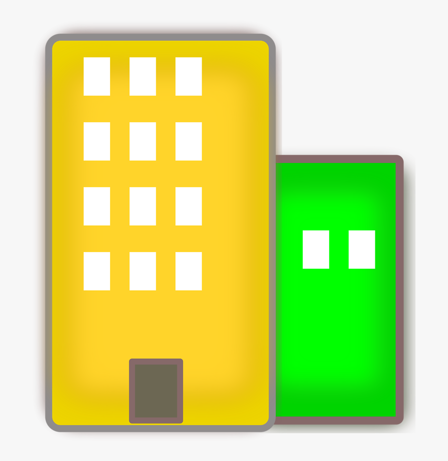 Transparent Buildings Clipart - Apartment Clipart, Transparent Clipart